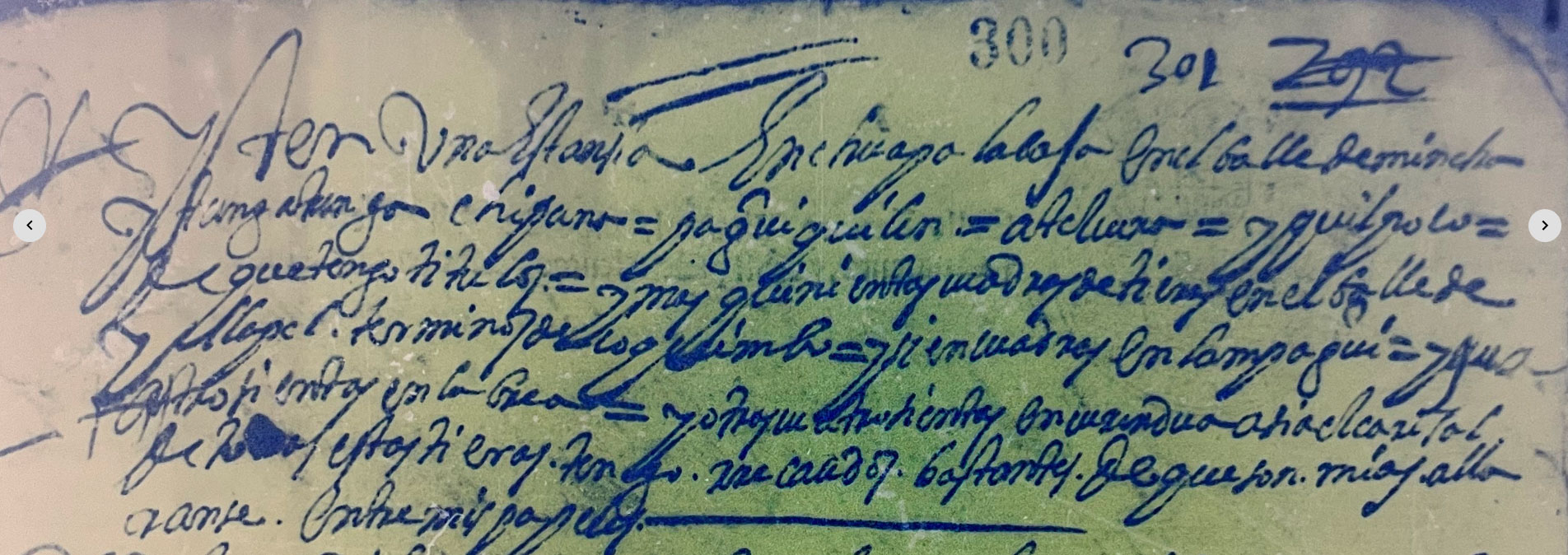 Extracto del testamento de Juan de Ahumada “el mozo” otorgado en 1642.